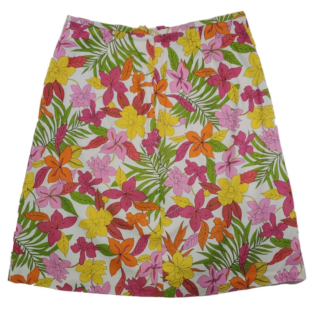 Briggs Casual | Flower Print Skirt with a Vintage Feel | Size 10 - Picture 6 of 7